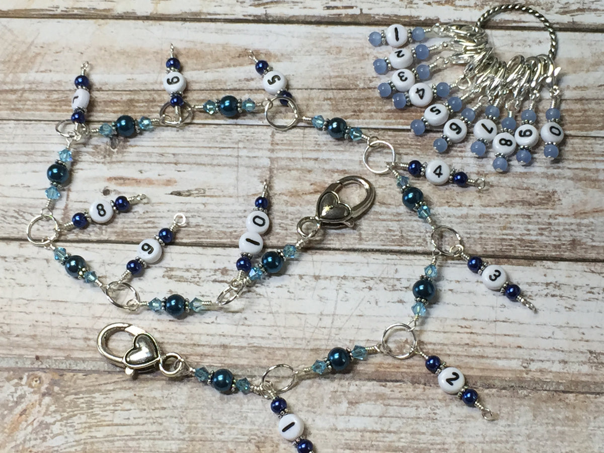 DIY Knitting Row Counter and Stitch Marker – Affordable Jewellery Supplies