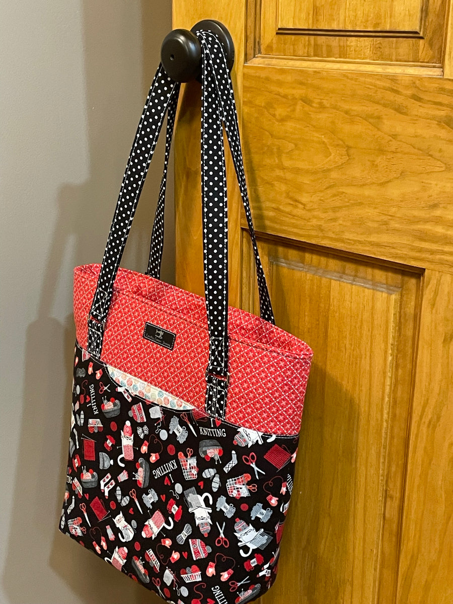 Large Walk Around Knitting Project Bag, Crochet Project Bag, Knitting –  Jill's Beaded Knit Bits