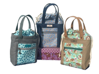 Firefly Drawstring Project Tote, Durable Canvas Bag, 9 PRINTS AVAILABLE