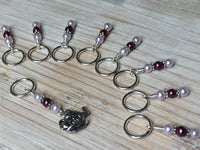 Teapot Stitch Marker Set- 9 pieces , Stitch Markers - Jill's Beaded Knit Bits, Jill's Beaded Knit Bits
 - 6