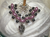 Baby Owl Stitch Marker Set , Stitch Markers - Jill's Beaded Knit Bits, Jill's Beaded Knit Bits
 - 3