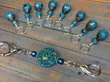 Speckled Knitting Bag Lanyard for Stitch Markers , Stitch Markers - Jill's Beaded Knit Bits, Jill's Beaded Knit Bits
 - 11