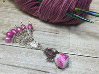 Pink Angel Stitch Marker Set , Stitch Markers - Jill's Beaded Knit Bits, Jill's Beaded Knit Bits
 - 10