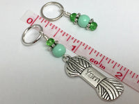 Yarn Charm Stitch Marker Set | Gifts for Knitters | Snag Free Knitting Markers | Sizes US3 to US17 | FREE US SHIPPING