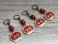 Pig Stitch Markers for Knitting, Knitting Gift