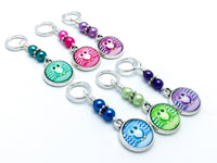 Owl Stitch Markers for Knitting | Snag Free Rings | Gifts for Knitters