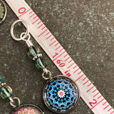 Mixed Medallion Stitch Markers for Knitting or Crochet