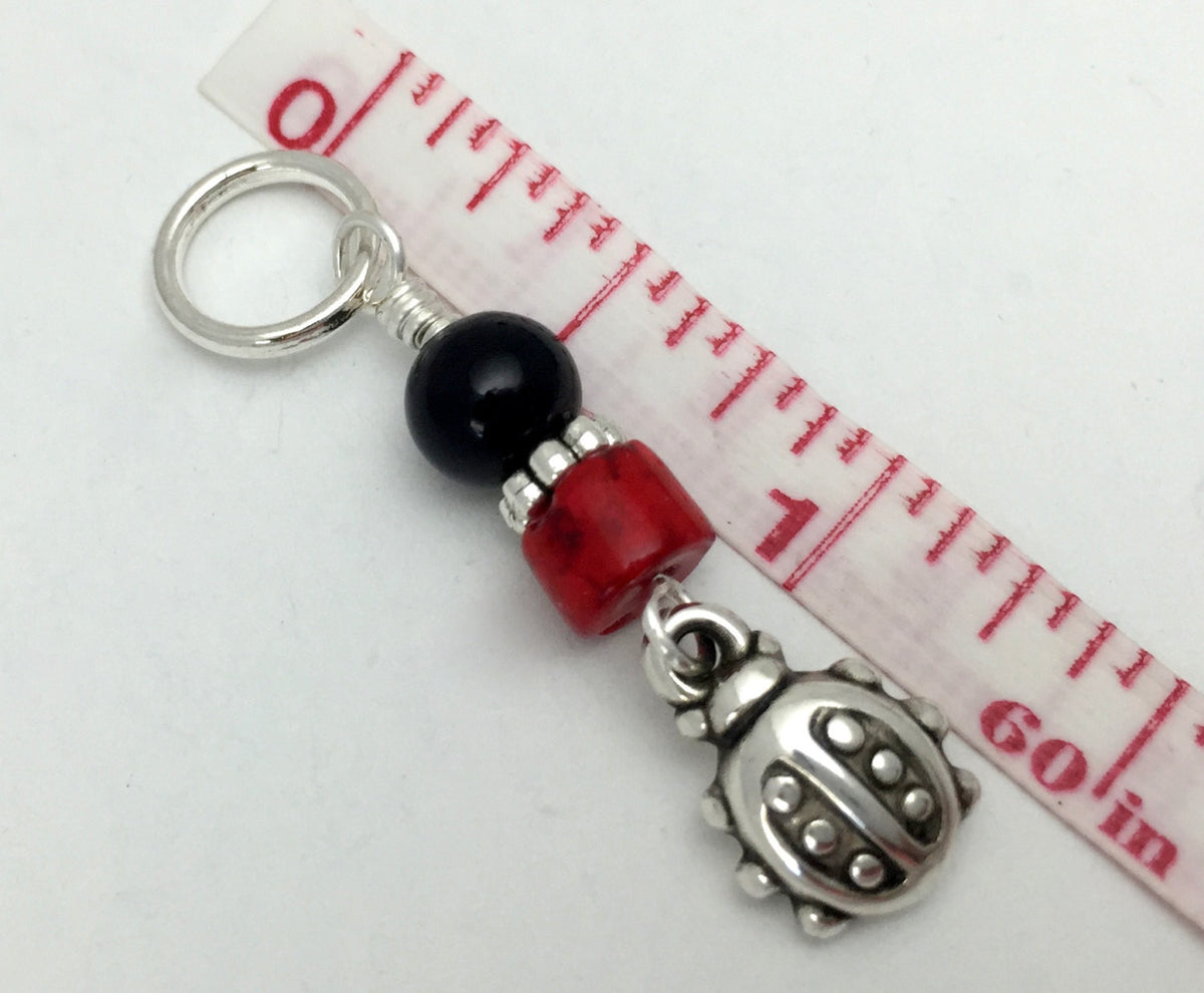 Ladybug Snag Free Stitch Marker Set – Jill's Beaded Knit Bits