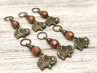 Elephant Stitch Markers - Snag Free